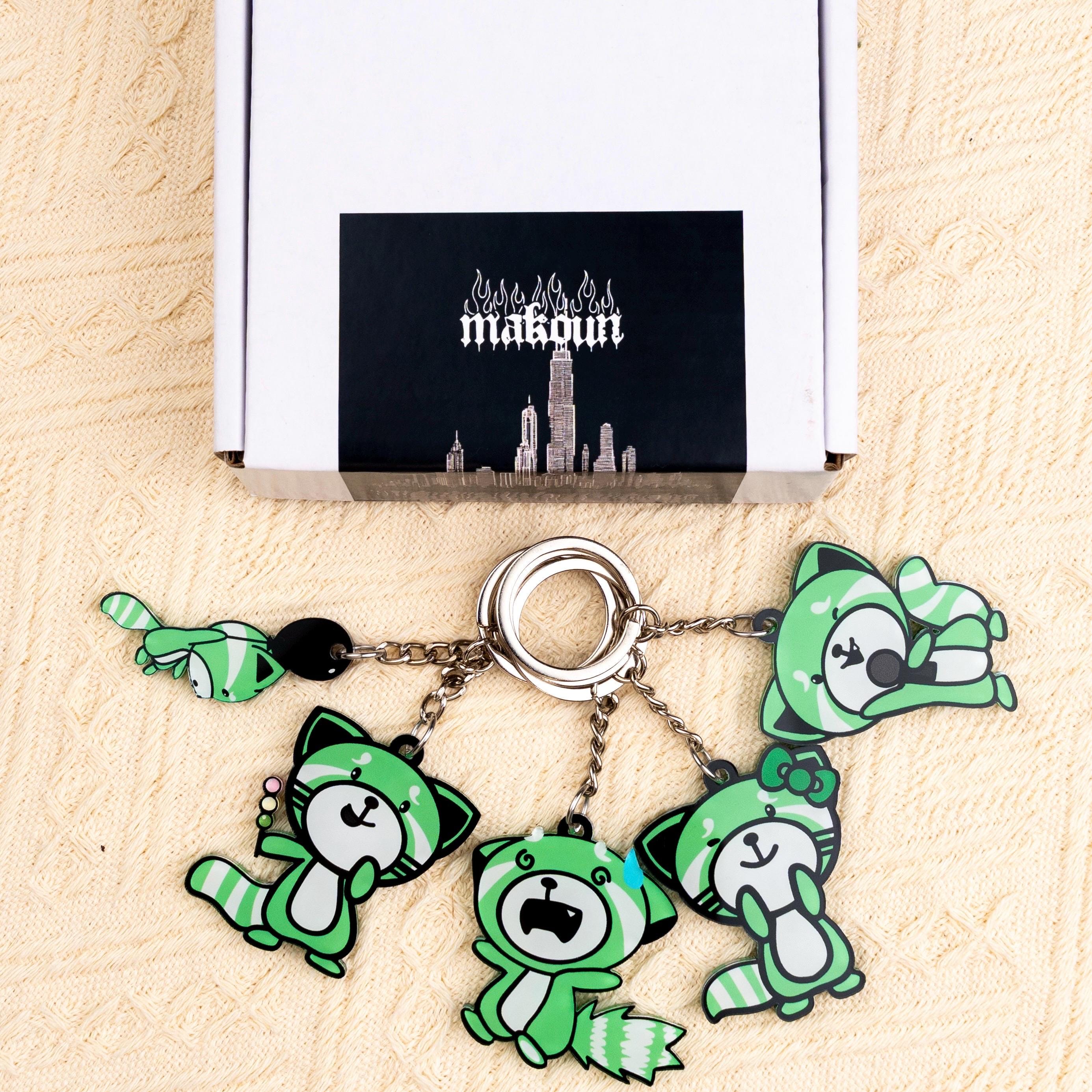 Kiss Land Acrylic Keychain - Oxcy Cat XO - Etsy