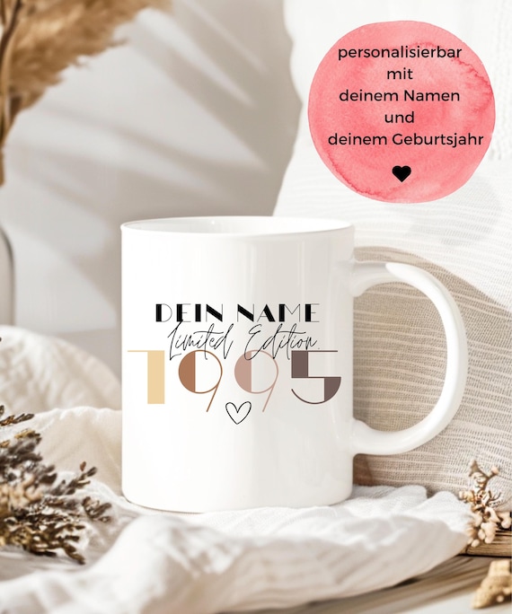 Keramik Tasse Limited Edition Geburtsjahr, Tasse Geburtsjahr, Tasse 30. Geburtstag, Geschenk 30.Geburtstag, Tasse Geschenk 30. Geburtstag,30