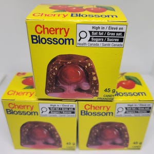 Bonbons aux fleurs de cerisier, lot de 3