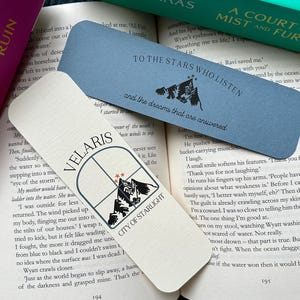 Velaris City of Starlight Lesezeichen | An Die Sterne, Die Hören Und Die Träume, Die Beantwortet Werden | Nachtgericht | Lesezeichen Lesezeichen | Rhysand