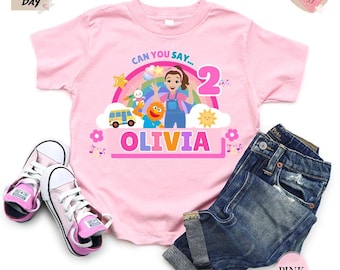 Ms. Rachel Birthday Shirt, First Birthday Shirt, Family Shirts, Personalized Birthday Shirt, 1st Birthday Tee, Custom Birthday Shirts,