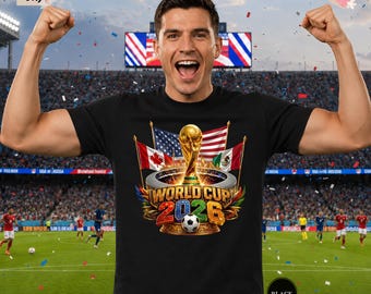 2026 Soccer Cup Shirt, Soccer World Tournament T-shirt, International Game Day Tees, Usa Canada Mexico Football Sweatshirt, Sport Fan Gift