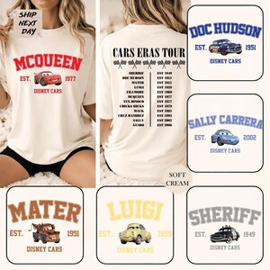 Disney Cars T-shirt, Pixar Lightning McQueen Tee, Tow Mater Sweatshirt, Sally Carrera Tee, Disney Family Trip Shirt, Disneyland Vacation Tee