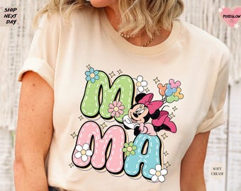 Disney Mama Shirt, Minnie Disney Mom Shirt, Minnie Mama Tee, Disney Mommy Birthday Shirt, Disney Family Trip Tee, Mother's Day Shirt