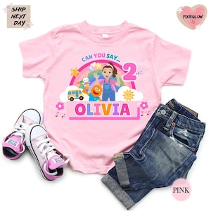 Ms. Rachel Birthday Shirt, First Birthday Shirt, Family Shirts, Personalized Birthday Shirt, 1st Birthday Tee, Custom Birthday Shirts,