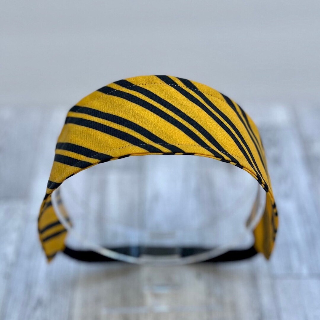 Gold and Black Headband, Adult Headband, Wizard Headband, School Color