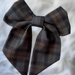 Skotsk plädrosett för sjöman, Fraser Clan Tartan, hårspänne