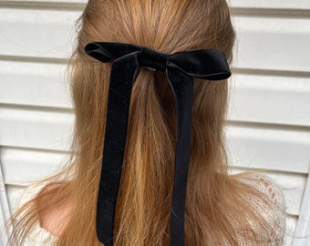 Rust Velvet Hair Bow Barrette, Delicate Hair Bow, Gift for Her, Classic  Hair Bow, Brigitte Hair Bow, Rust Orange Hair Bow 