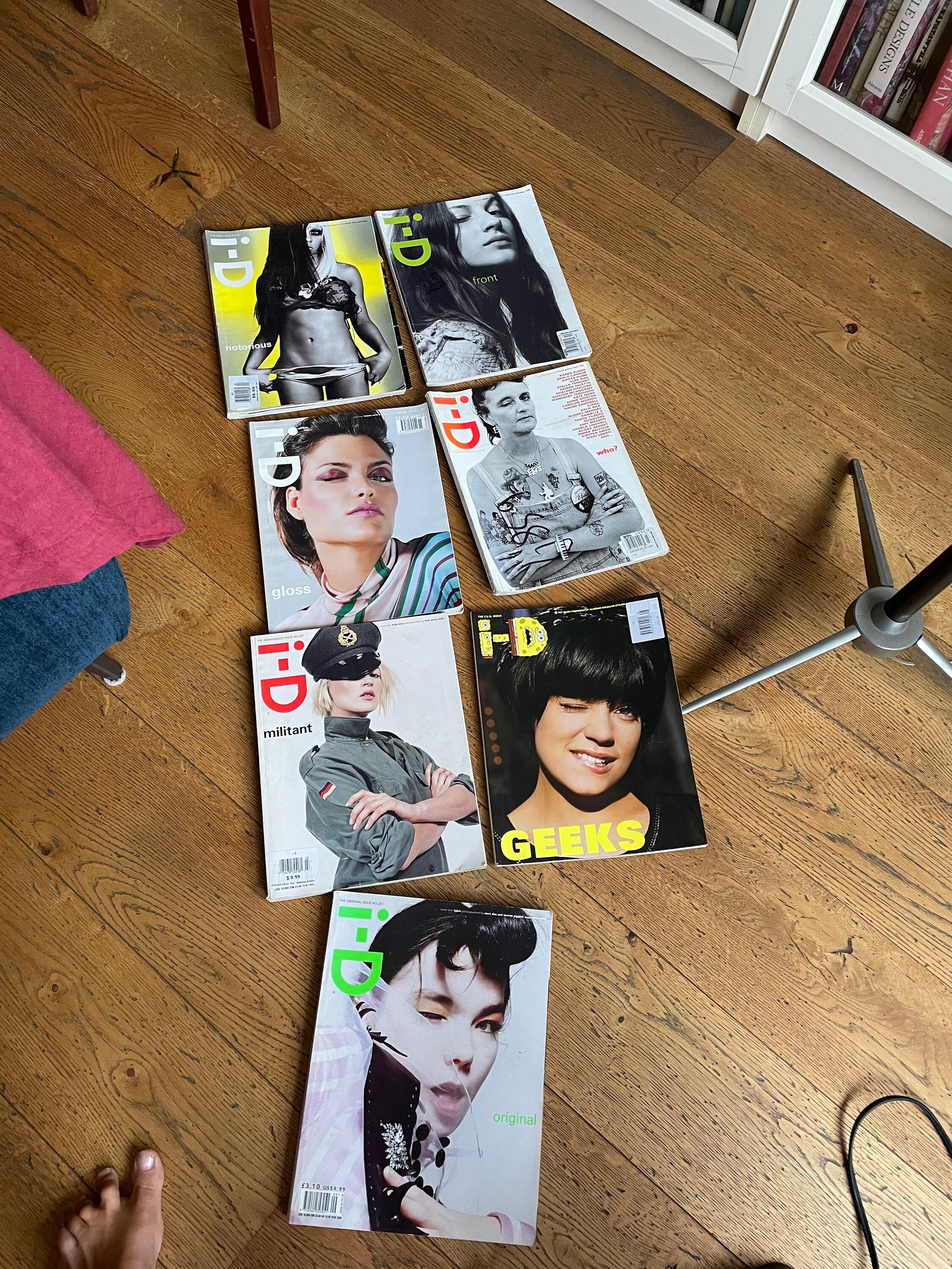 ID Magazines 5 Issues Kate Moss Gisele Bjork - Etsy