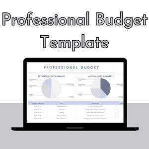 Professional Budget Template: Google Sheets Financial Planner