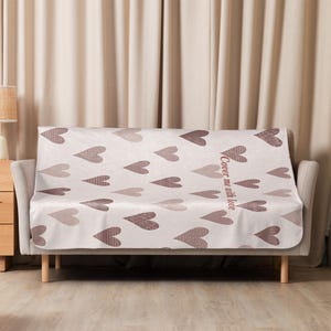 Sofadecke, Sherpa-Decke, Valentinstagsdecke, weiche und warme Decke für Sofa
