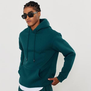 Oversized Hoodie Sweatshirt in Solid Color
