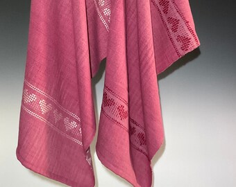 Heart Towels or Table runner Hand Woven 18*27” Sold separately