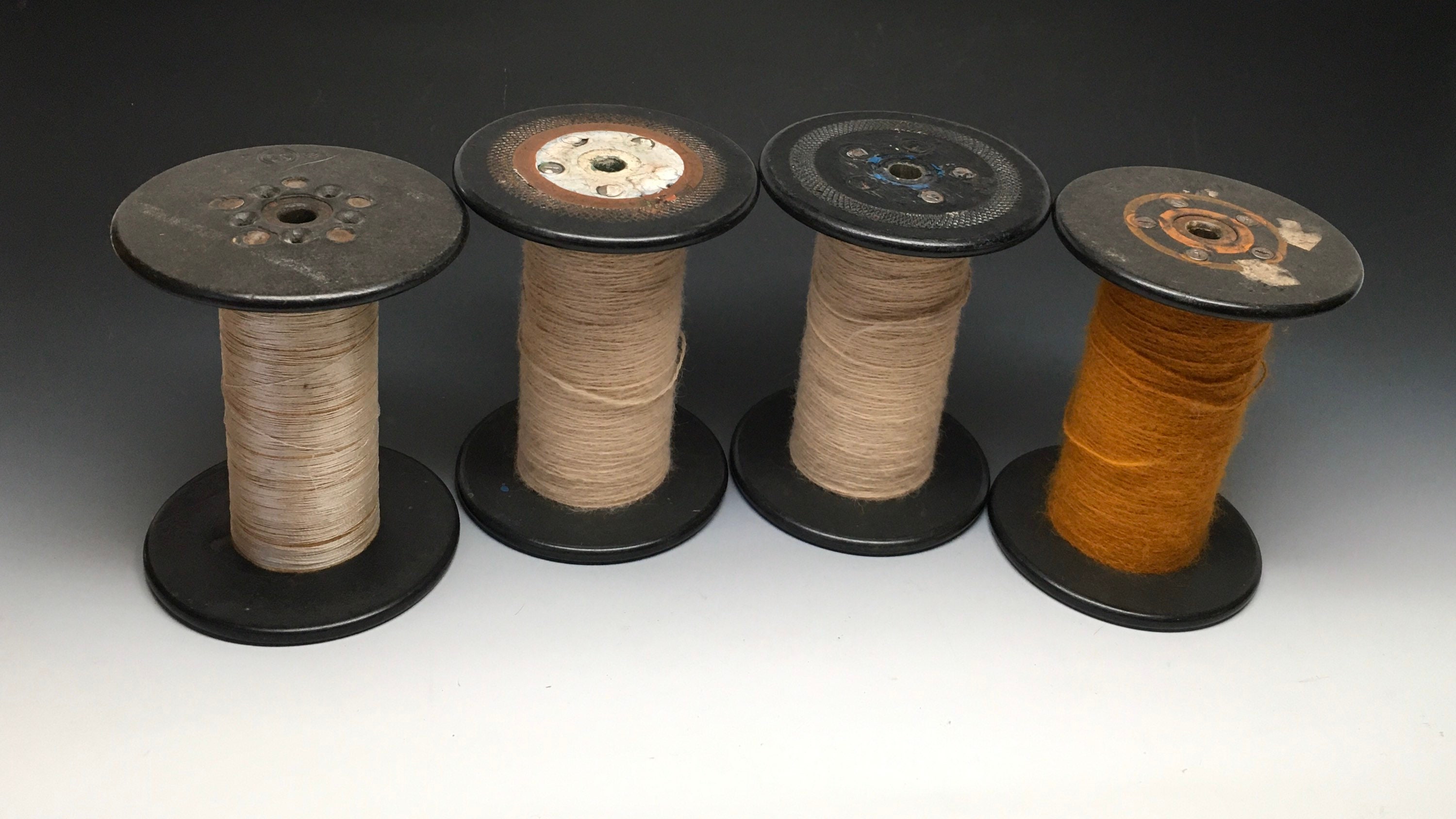 4 Wooden Spools Measurements in description Etsy