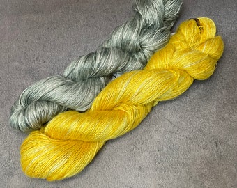 Bamboo Linen yarn sold separately 437 yds 100g each skein