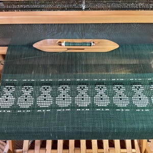 Weaving Pattern Snowmen (PDF) for 8S Rising Shaft Jack Loom (Summer & Winter)