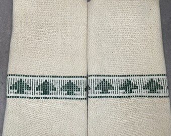 Hand Woven Towels or mat - Trees, sold individually
