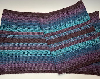 Placemats Sets of 2 cotton yarn Hand woven cotton