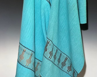 Llama or Alpaca Towels or Table runner 19*31” Hand Woven Sold separately