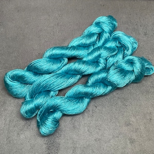 Tencel yarn Hand Dyed DK 248 yds each sold individually