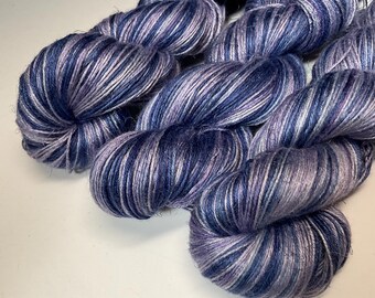 Bamboo Linen yarn plant based hand dyed 437 yds each sold individually