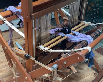 Weaving Floor Loom Warping Helpers: Adjustable Lease Stick Connectors