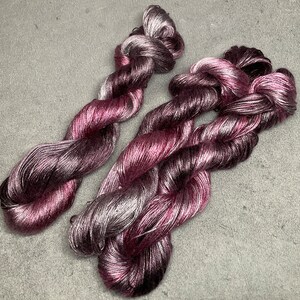 Tencel yarn Hand dyed DK 248 yds sold individually