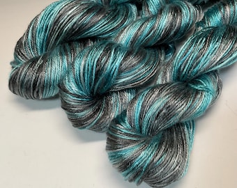 Tencel plant based  yarn Hand dyed DK 248 yds each sold individually