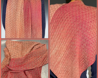 Bamboo Poncho Handwoven Hand Dyed