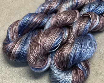 Tencel plant based yarn Hand dyed DK @ 248 yds each 100 grams sold individually