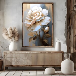 Flowers Printable Art Painting Digital Artwork, Flower Print Flower Wall Art ,Floral Prints, Flower Wall Art Digital Print Download