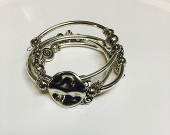 Silver Wrap Bracelet