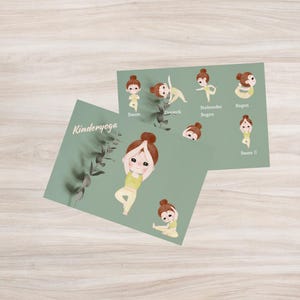 Tarjetas de yoga para niños