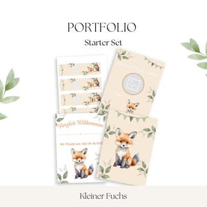 Folder Starter Set (Fox) for nursery/daycare/kindergarten/childminding