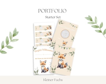 Folder Starter Set (Fox) for nursery/daycare/kindergarten/childminding