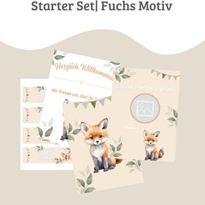 Folder Starter Set (Fox) for Nursery/Daycare/Kiga/Child Daycare