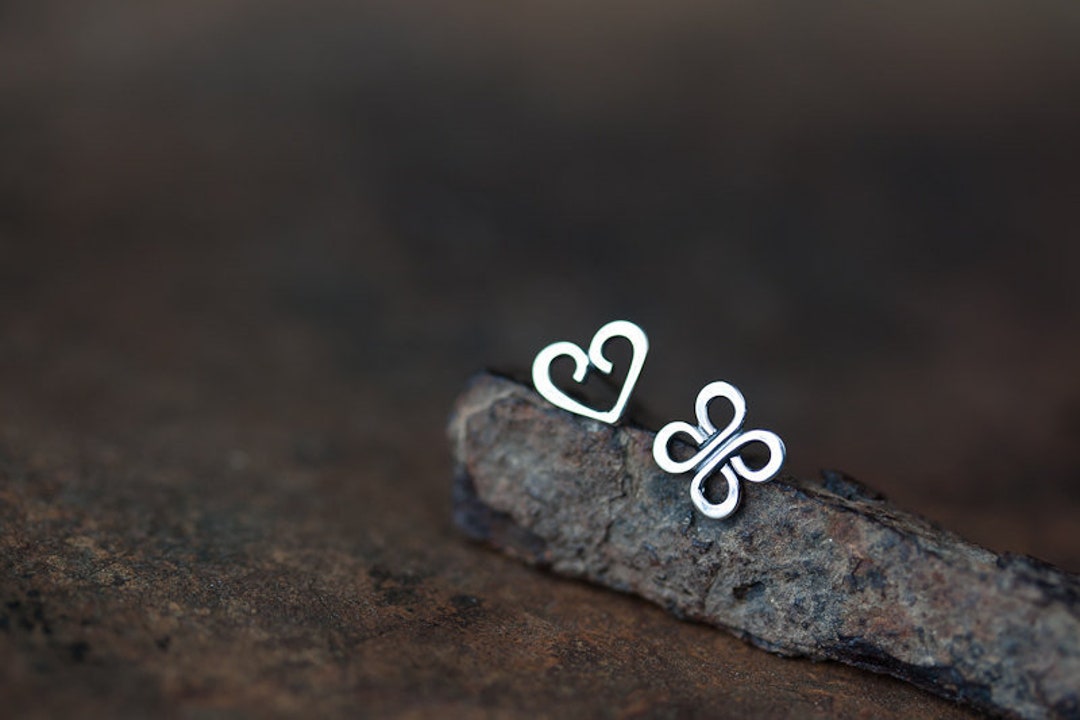 Love and Luck Stud & Hoop Earrings Set of 3 main image 1