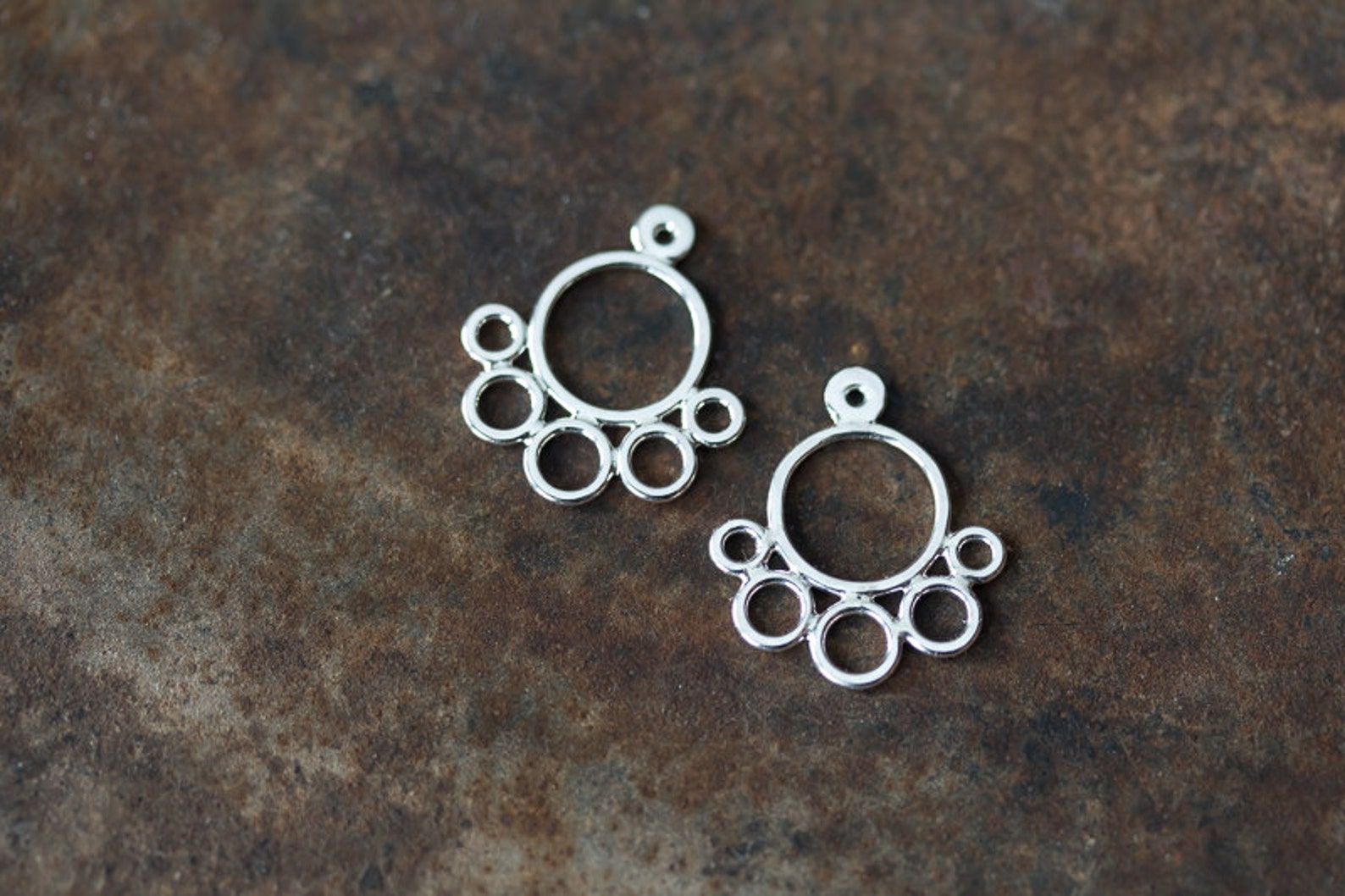 Handcrafted Silver Ear Jacket Earrings Front and Back Etsy UK