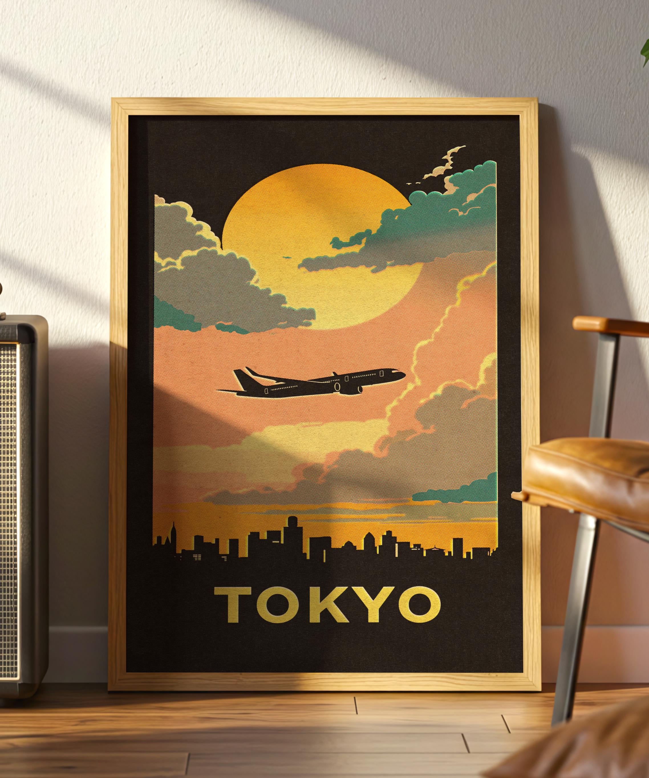 Japan airline poster - Etsy 日本