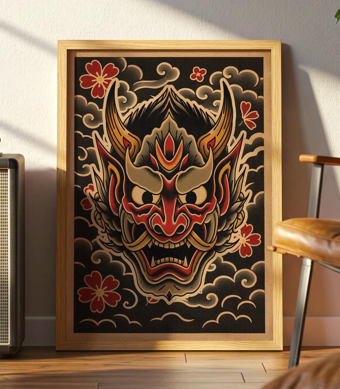 絵画 彫師 限定版 特大ポスターセット　フラッシュ タトゥー レア il_1080xN.7062877786_hoti.jpg