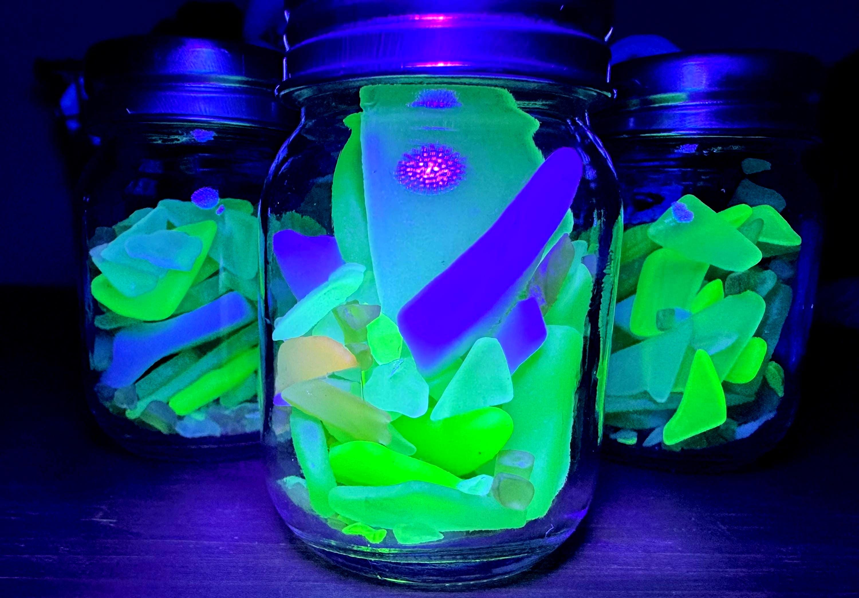 Uranium & Jadeite Sea Glass