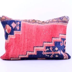 Vintage Turkish Decor Rug Pillow Bohemian Decor Rug Pillow Cushion Cover Rug Rug Turkish Rug Pillow Decorative Pillow Carpet Pillow Case
