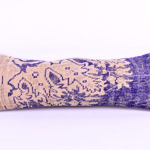 Boho lumbar pillow , long pillow , bed pillow , decorative pillow , rug pillow , anatolian pillow , unique pillow , turkish pillow rug cover