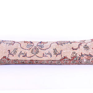 12x48 long lumbar pillow, throw pillow cover, kilim pillow, morrocan pillow, home decor, ottoman pillow cover, lumbar pillow, bench cushion