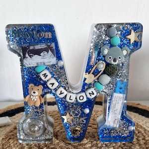 Recuerdo de carta personalizada de resina epoxi, regalos para mamá