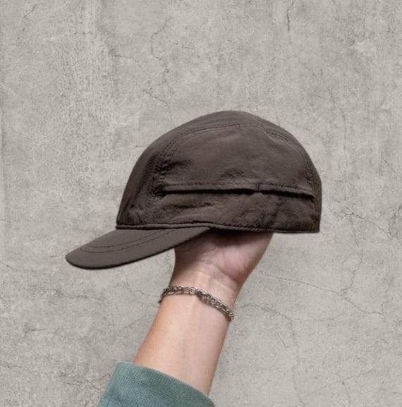 Vintage Korean Hiking Cap: Water Resistant Gorpcore Style Hat