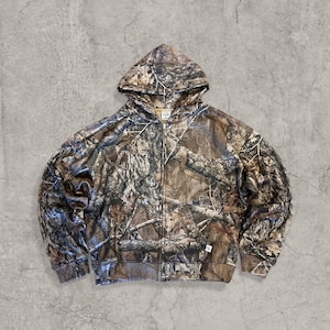 Sweat à capuche camouflage RealTree : coupe ample, confort chaud en hiver
