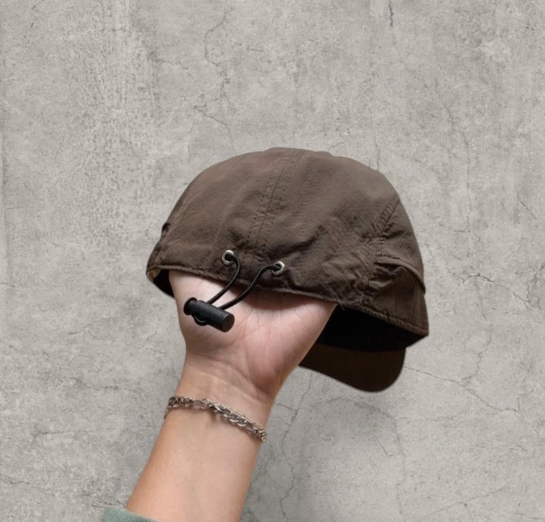 Vintage Korean Hiking Cap: Water Resistant Gorpcore Style Hat image 2