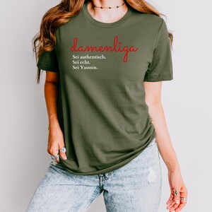Women&#39;s League T-Shirt, Statement T-Shirt, Customizable T-Shirt, Gift for Mom, Gift for Girlfriend, Girl Power, Women&#39;s T-Shirt