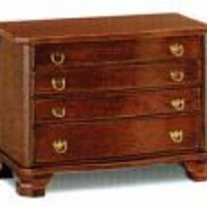 KIT Chest of Drawers Chippendale Dolls House Mini Mundus FURNITURE 1:12